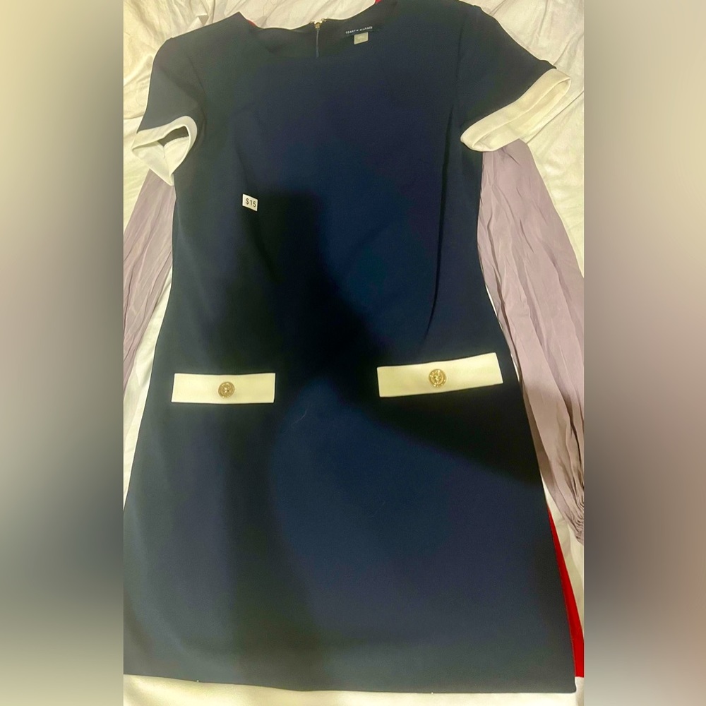 Navy Tommy Hilfiger classic dress - never worn